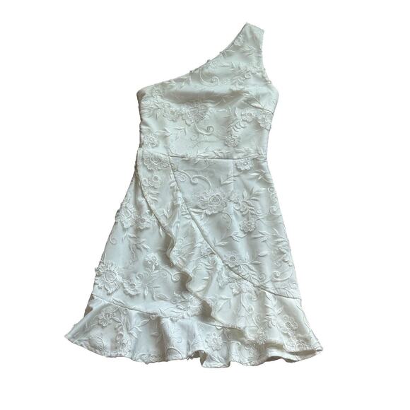 Two Sisters The Label One Shoulder White Dress Women's Size 2 - Picture 1 of 6